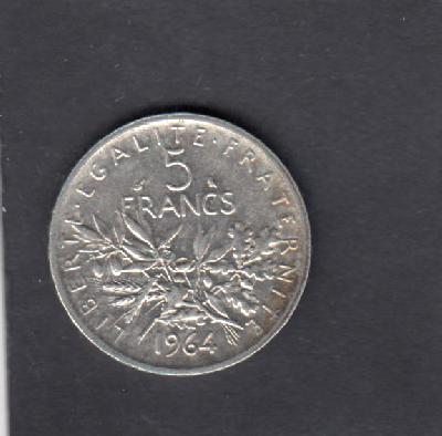 Beschrijving: 5 Francs  